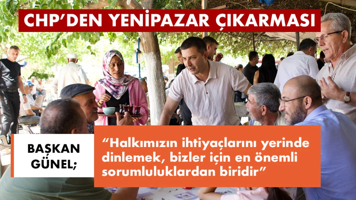 Başkan Ömer Günel'e Yenipazar’da sıcak karşılama: “Halkımızla yan yanayız”