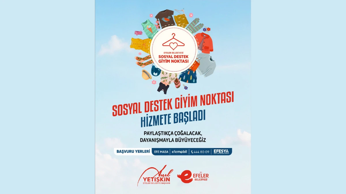 BAŞKAN YETİŞKİN İLE RAMAZAN&rsquo;DA DAYANIŞMA&rsquo;NIN ADI SOSYAL DESTEK GİYİM NOKTASI