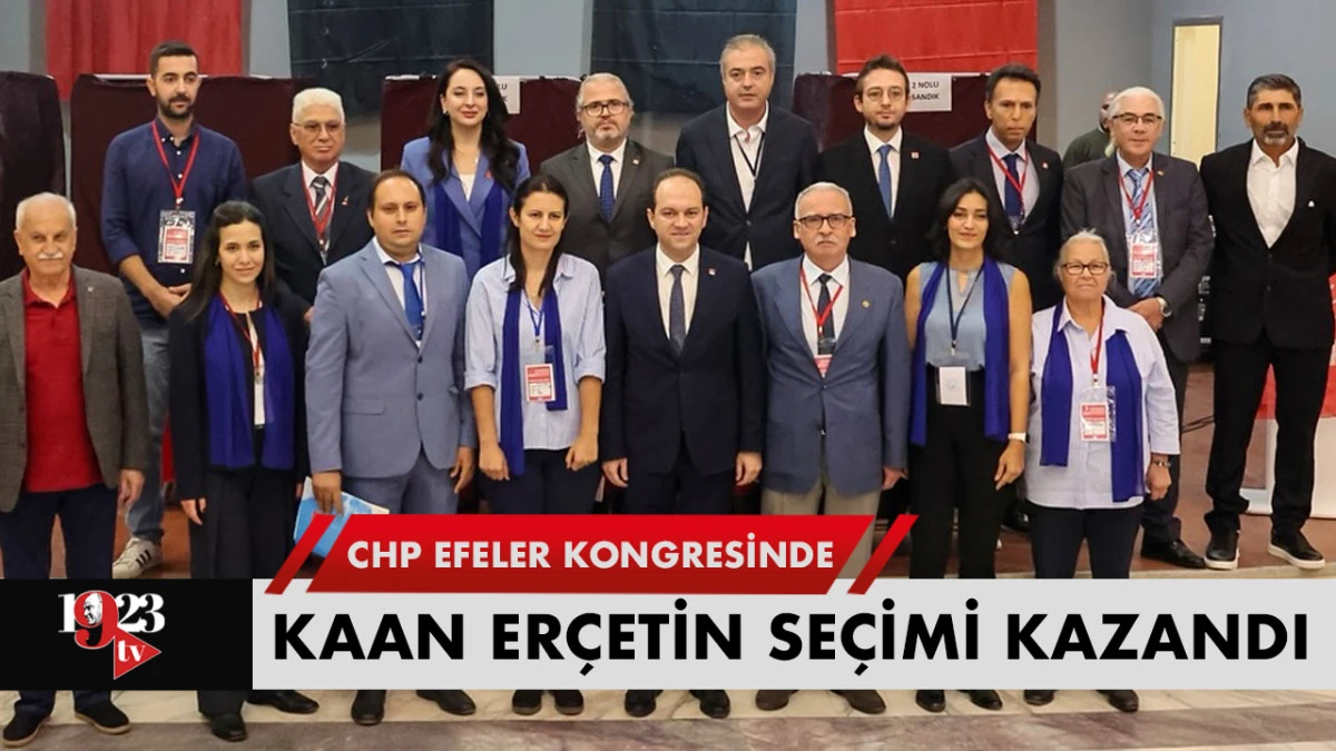 CHP Efeler'de Zafer Kaan Erçetin'in Oldu