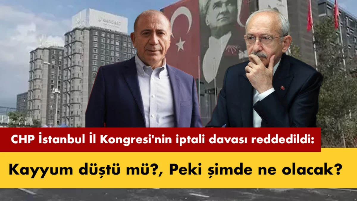CHP'deki Kayyum Krizinde Flaş Gelişme: Dava Reddedildi