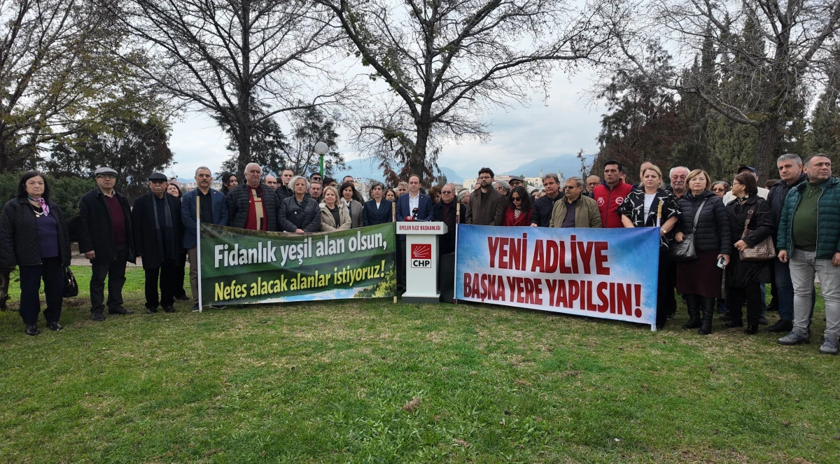 CHP&rsquo;den Adalet Sarayı &Ccedil;ağrısı: Fidanlık Kent Parkı Olsun