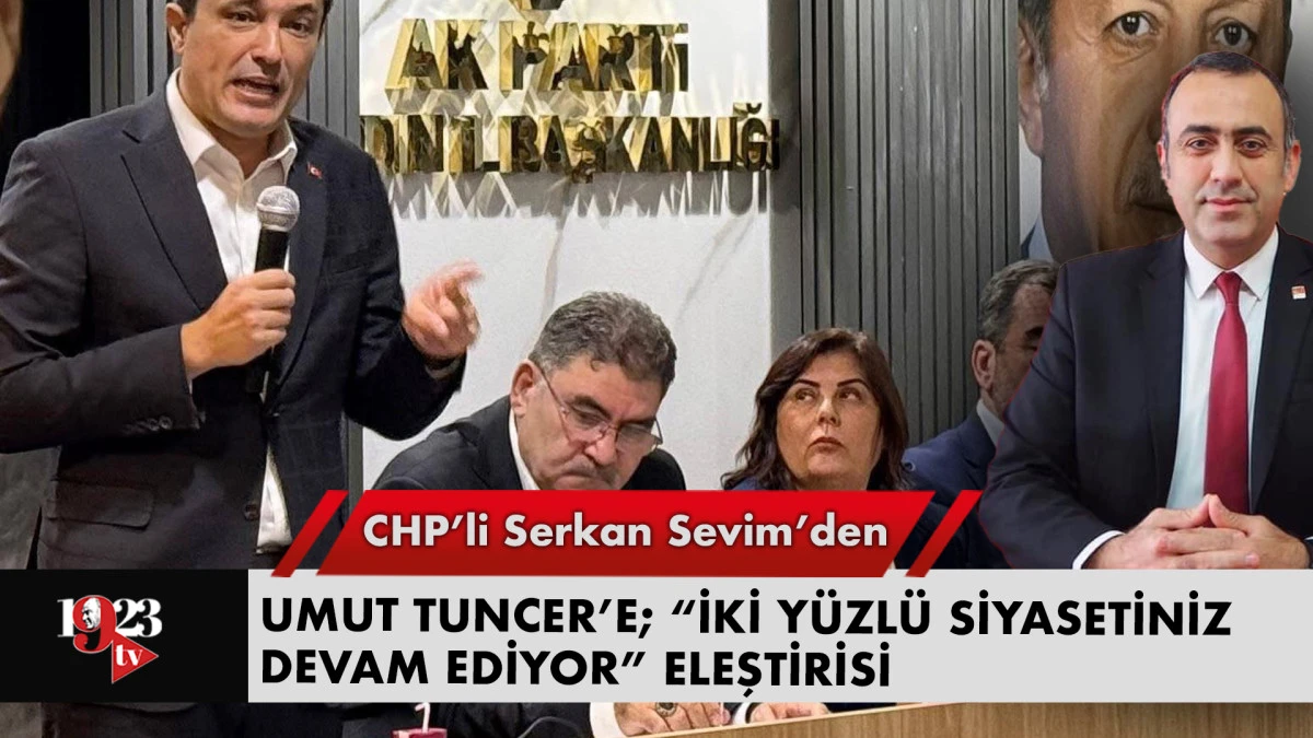 CHP'li Serkan Sevim'den Umut Tuncer'e konser tepkisi