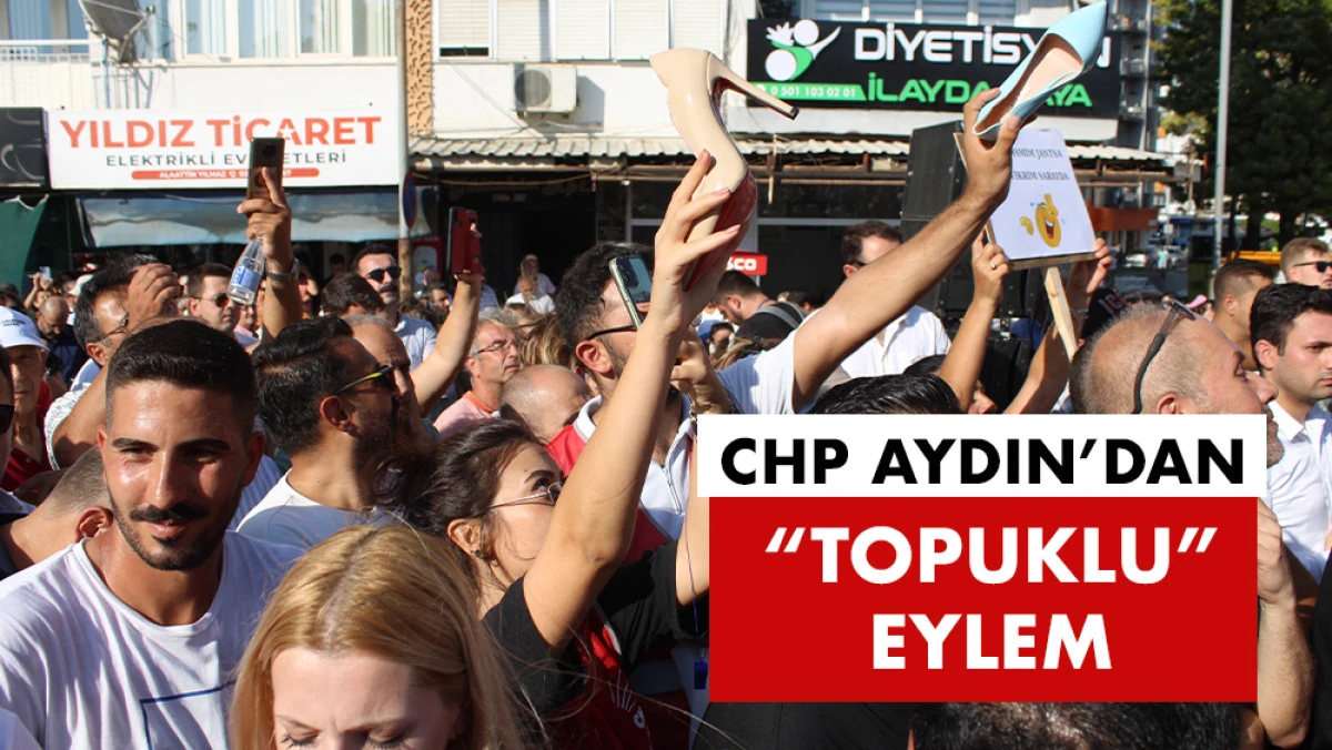 CHP’lilerden Çerçioğlu’na “Topuklu Ayakkabı” Protestosu