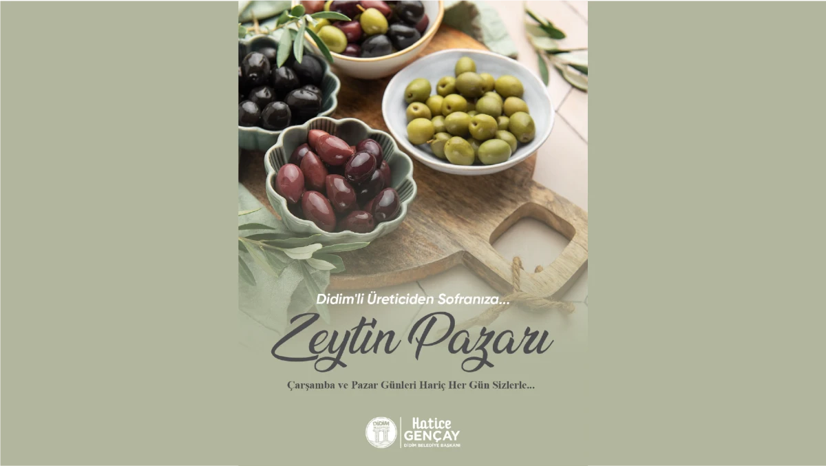 DİDİM BELEDİYE BAŞKANI HATİCE GEN&Ccedil;AY: &ldquo;ZEYTİN &Uuml;RETİCİLERİMİZ İ&Ccedil;İN YENİ BİR SATIŞ ALANI OLUŞTURUYORUZ&rdquo;