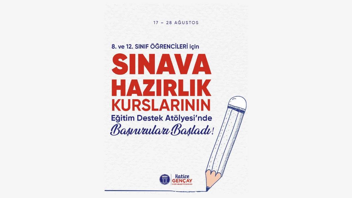 DİDİM BELEDİYESİ&rsquo;NDEN &Ouml;ĞRENCİLERE SINAVA HAZIRLIK DESTEĞİ