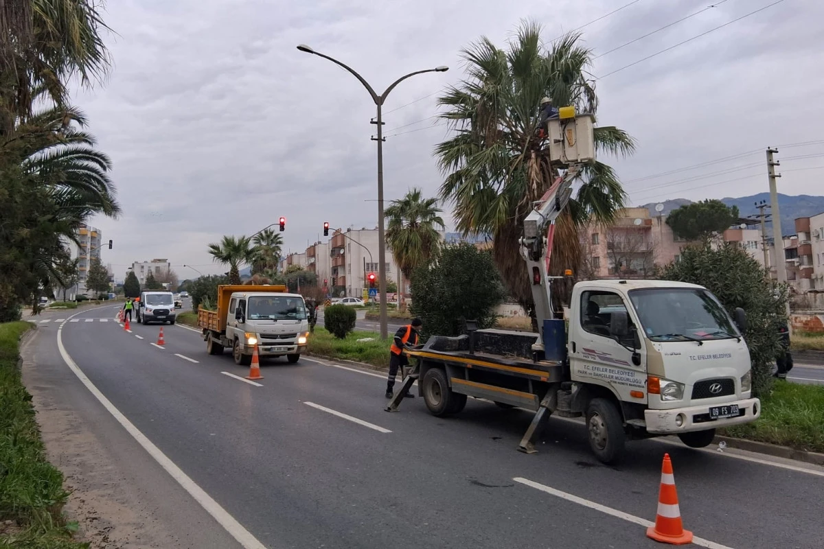 Efeler Belediyesi&rsquo;nden Umurlu Karayolu&rsquo;nda &ccedil;alışma
