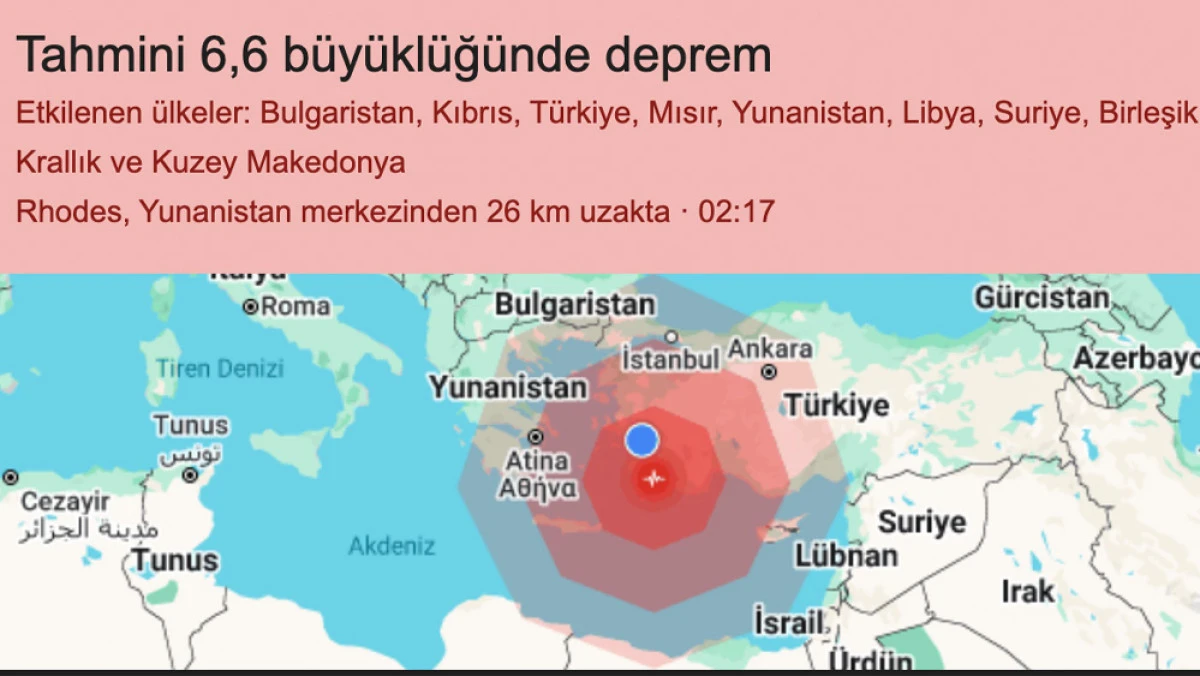 Ege’de Korkutan Deprem: Aydın’da da Şiddetli Hissedildi!