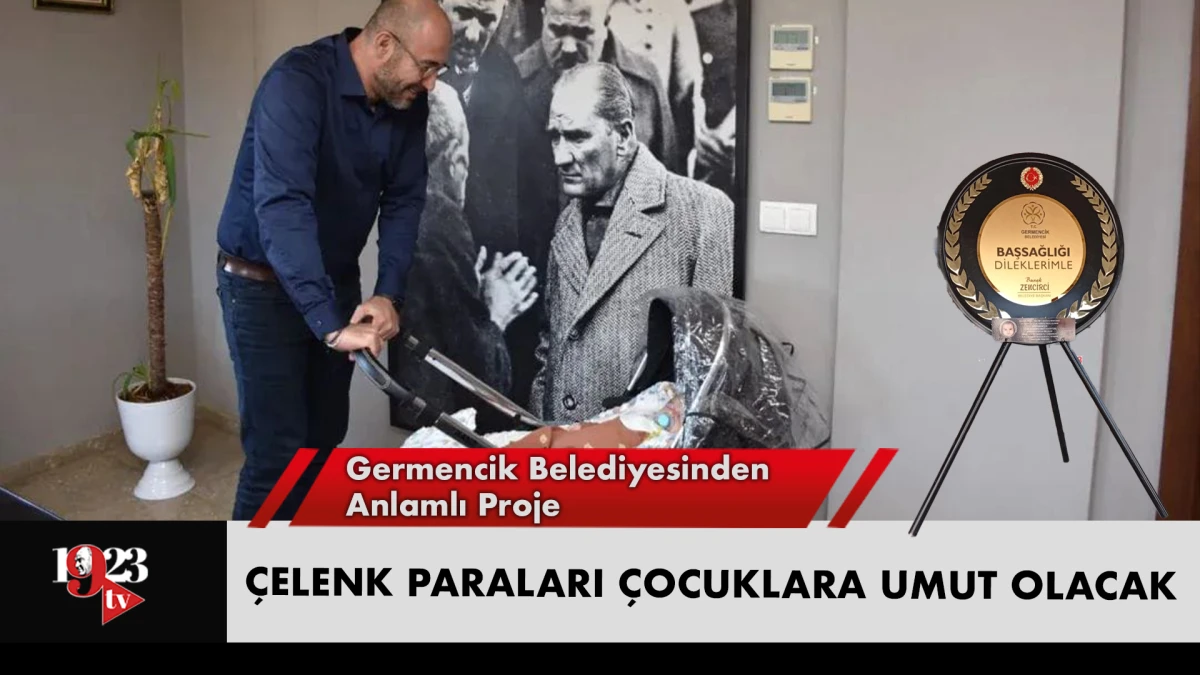 Germencik Belediyesinden Anlamlı Proje: Çelenk Paraları Çocuklara Umut Olacak