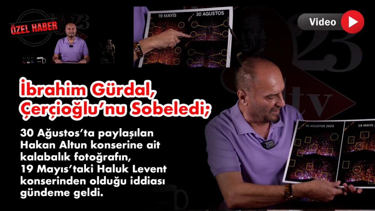 İbrahim Gürdal'dan şok iddia: 30 Ağustos konserine görsel manipülasyon