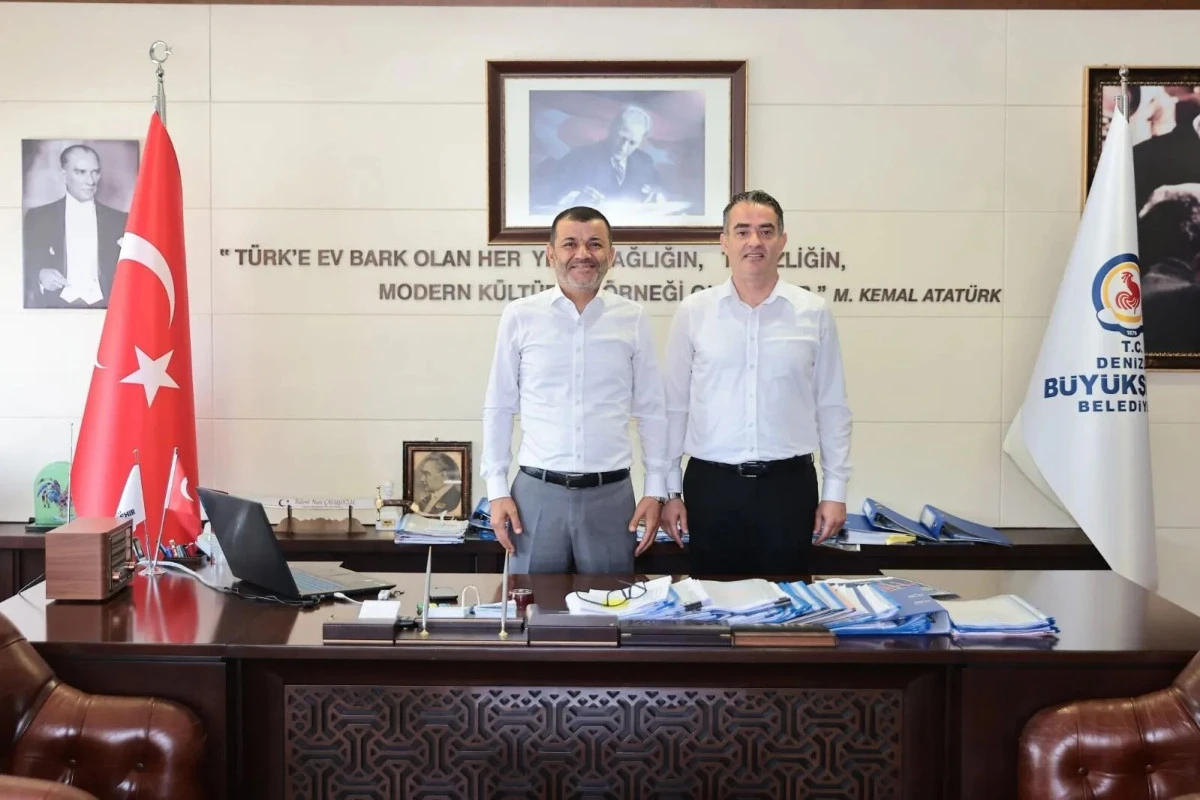 Ko&ccedil;arlı ile Denizli arasındaki kardeş şehir işbirliği g&uuml;&ccedil;leniyor