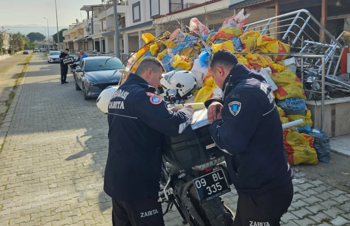 KUŞADASI BELEDİYESİ &Ccedil;EVREYİ KİRLETENLERE G&Ouml;Z A&Ccedil;TIRMIYOR