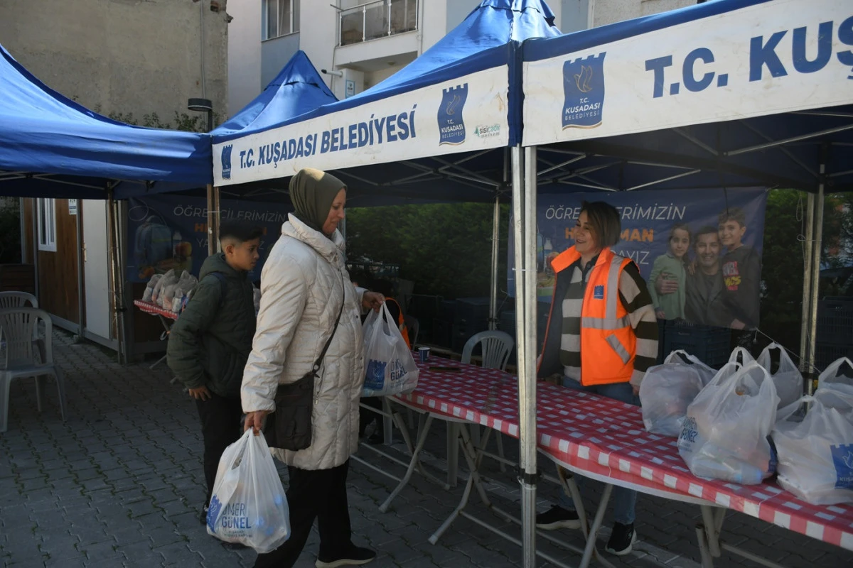 KUŞADASI BELEDİYESİ&rsquo;NİN BESLENME &Ccedil;ANTASI PROJESİ KARARLILIKLA S&Uuml;R&Uuml;YOR