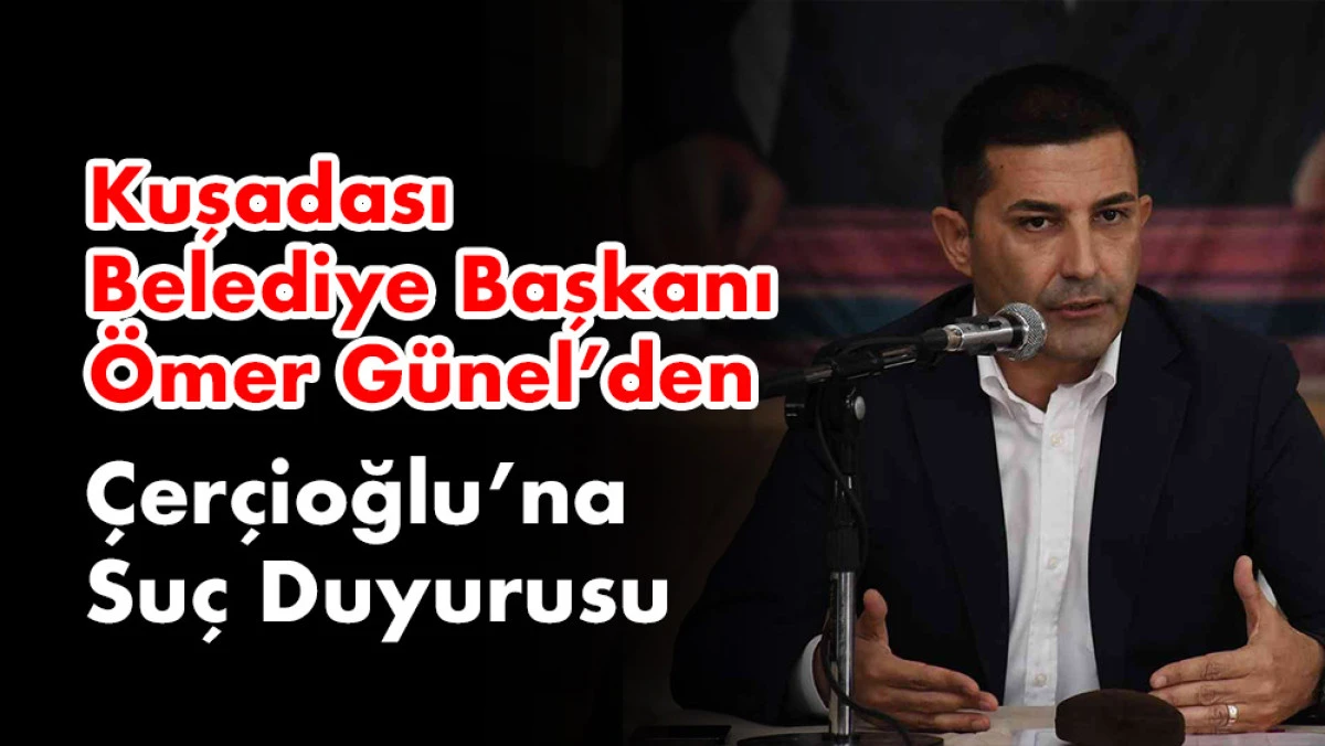 Ömer Günel’den Çerçioğlu hakkında suç duyurusu: “Hakaret ve iftira”