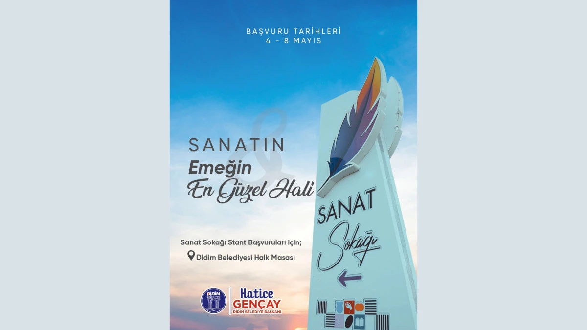 SANATIN VE EMEĞİN BULUŞMA NOKTASI: SANAT SOKAĞI İ&Ccedil;İN BAŞVURULAR BAŞLIYOR