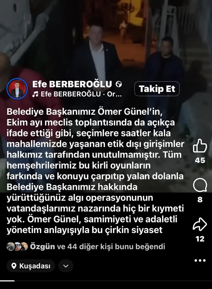 Kuşadalı Romanlardan İYİ Partililere Sert Tepki