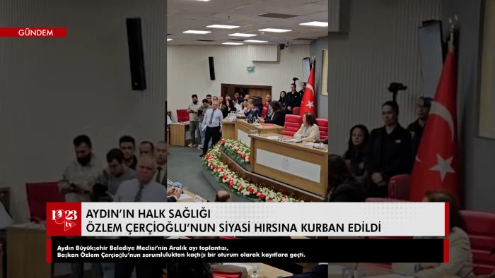 AYDIN’IN HALK SAĞLIĞI ÖZLEM ÇERÇİOĞLU’NUN SİYASİ HIRSINA KURBAN EDİLDİ